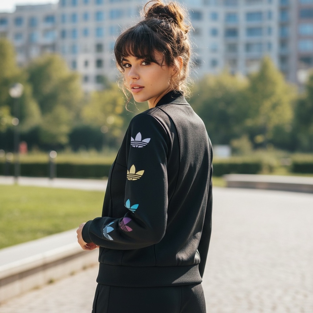 Adidas jacket full zip - Picture 2 of 7